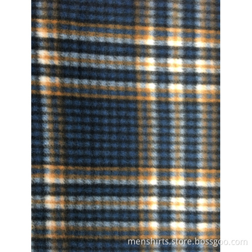 Polar Fleece Printing Plaid Fabric